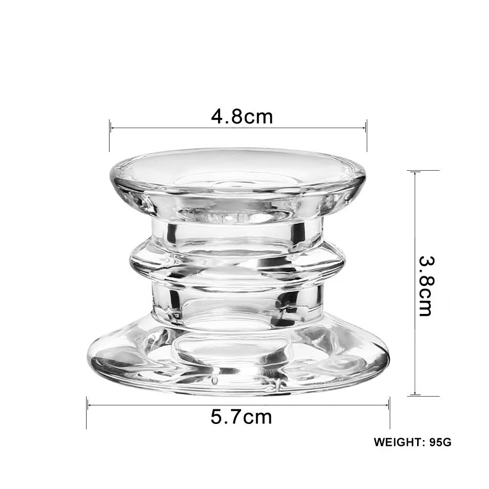 Base de bola de cristal francesa lujosa retro retro base esférica candelabros de cristal bola de cristal joyas para el hogar image 9