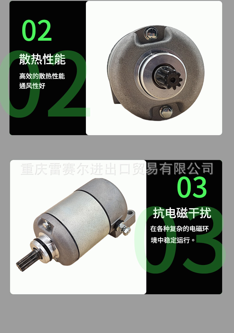31200-Kbr-008 31200-Kw3-01 Starter Motor Motor Cbx250 Twister 01-10