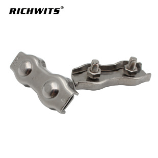 304 stainless steel plate Chuck double clamp decorative clamp wire rope Chuck ingot Chuck double clamp