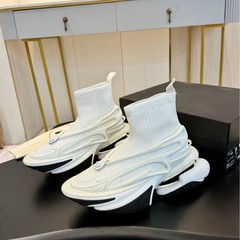 现货2025新款高定版本欧洲站拼色休闲运动情侣老爹鞋高帮潮牌男女