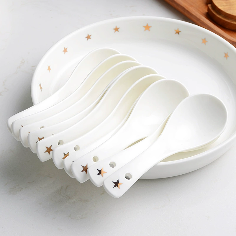Ceramic tableware for hotel, set, simple and elegant design, European style, custom-made