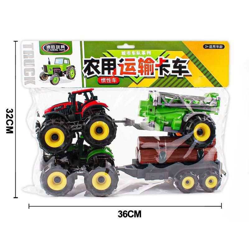 Disney Family Driving Inercial Farm Car interactivo padre-hijo simulación de camión de transporte agrícola bolsa de juguetes