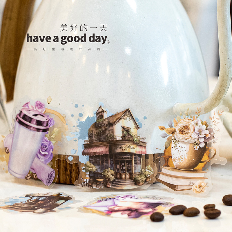 Romantic Cafe Sticker Pack