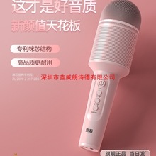 索爱话筒音响一体麦克风无线蓝牙儿童唱歌家用ktv电视全民k歌