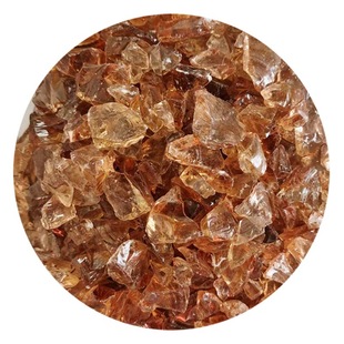 Wholesale gas stove decorative fireplace fire mirror coated tempered glass particles 1/4 ''stove glass particles