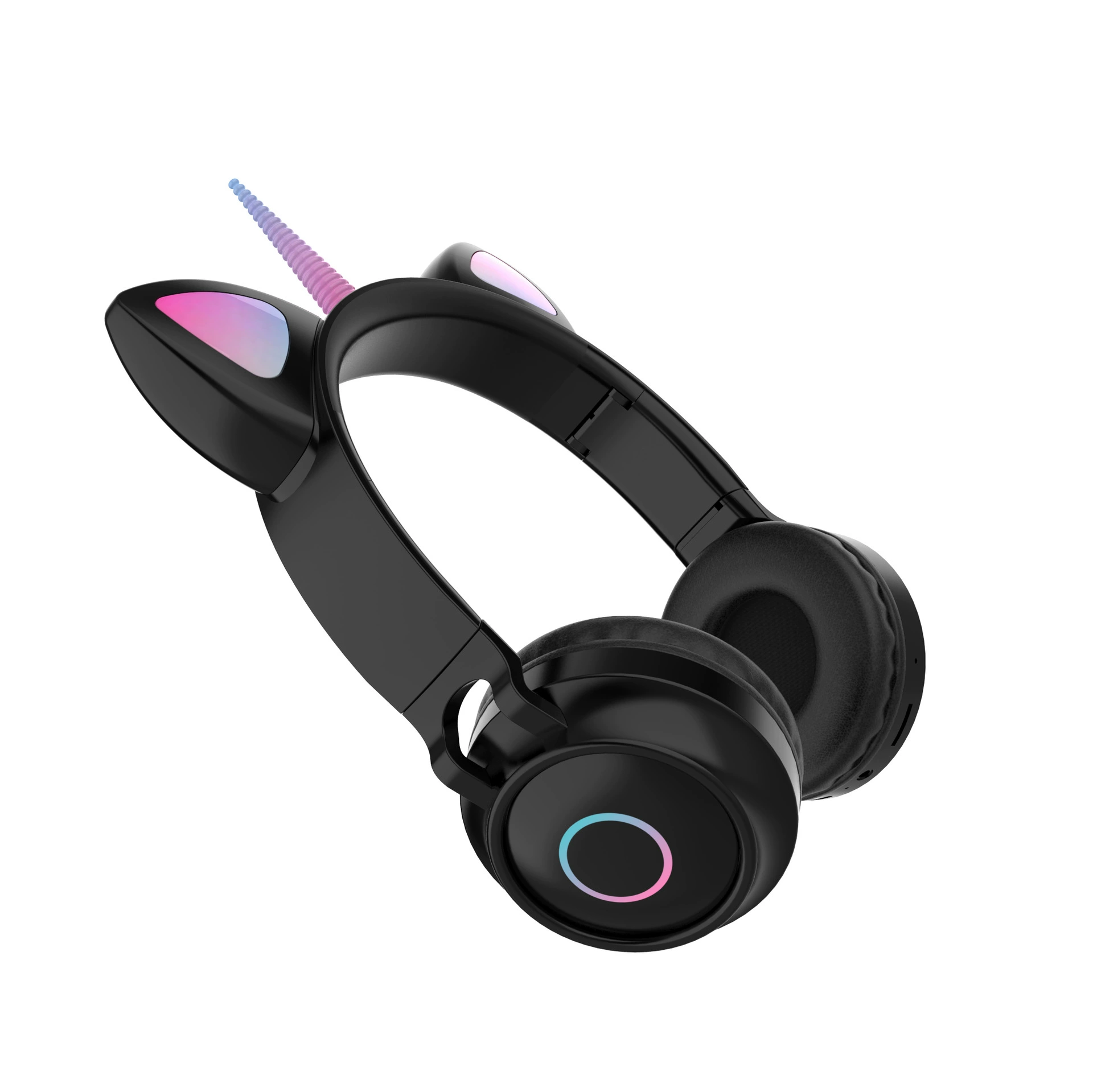 Поставляемые с завода Bluetooth-наушники Unicorn, гарнитура с подсветкой LED при ношении, детская мультяшная модель для бега
