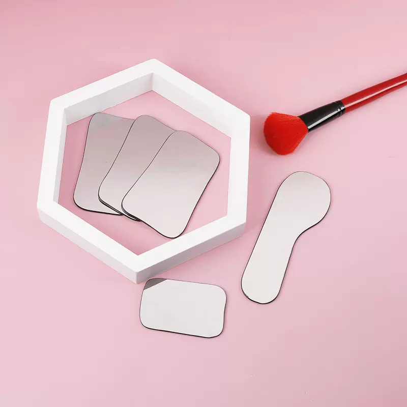 厂家现货玻璃镜子 圆镜化妆镜异性玻璃镜片各种规格小镜子