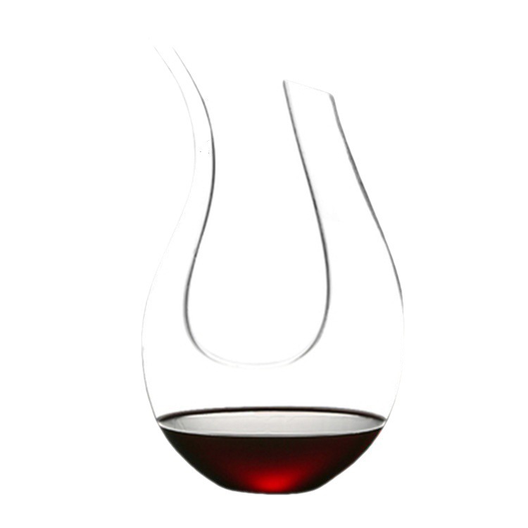 Decantador de vino olla transparente cristal vino separador vidrio pourer Hogar personalizado pequeño tamaño vino conjunto