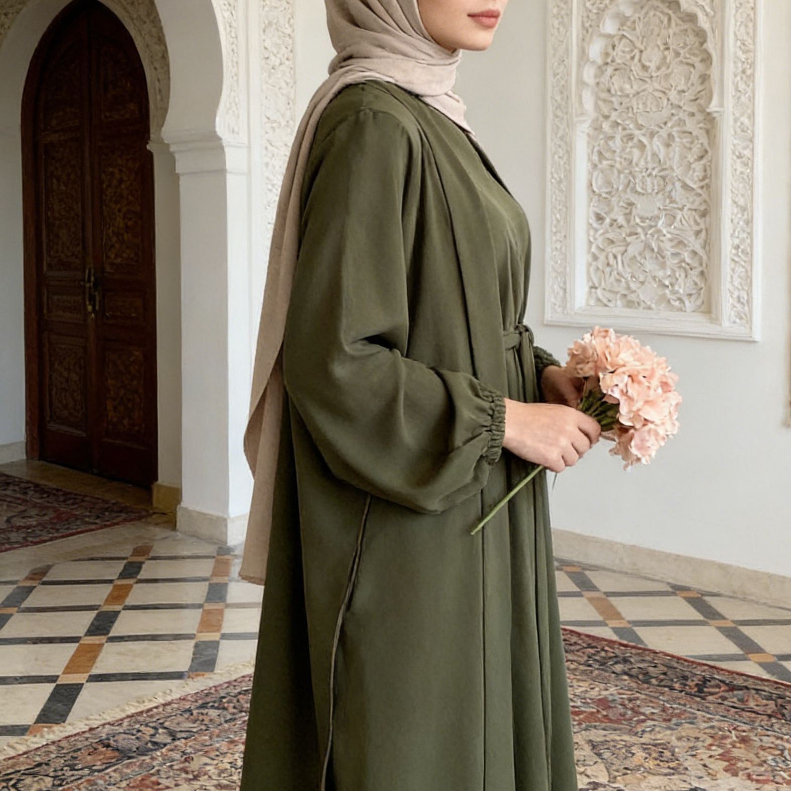 2026 New Cross-Border Abaya Turkish Dubai Robe Prayer Middle Eastern Muslim Women's Dress_ecoleips.com