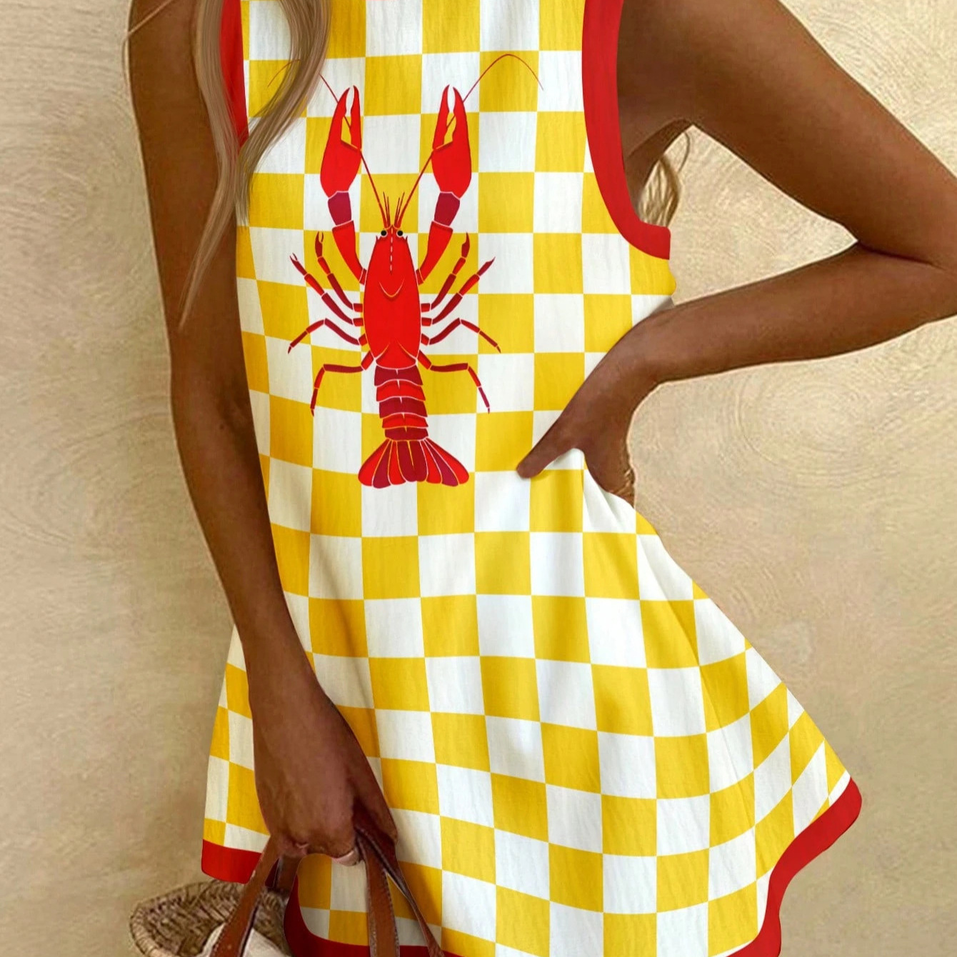 Conch 2025 Amazon Europe and America Cross border New Fashion Leisure Versatile Fashion Flower Round Neck Tank Top Skirt