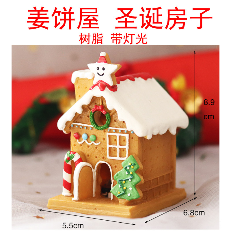 Regalos de Navidad decoraciones de Navidad Figuras de Papá Noel muñecas de nieve alce hechas a mano decoraciones de escritorio de automóviles para chicas