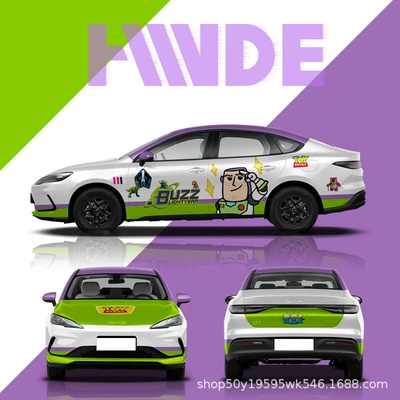 Car Wrap, Car Design | Auto Color Change Film - buzz-lightyear-series-car-customized-painted-film-place-an-order-and-consult-customer-service