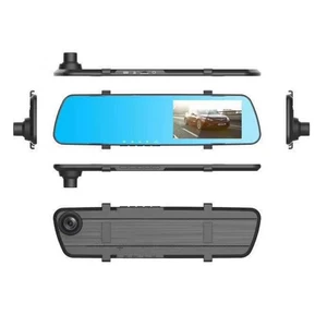 Ultra-nazik Avtomobil Arxa Güzgü Videoqeydçisi 4.19 düym HD Ön və Arxa İkili Qeyd