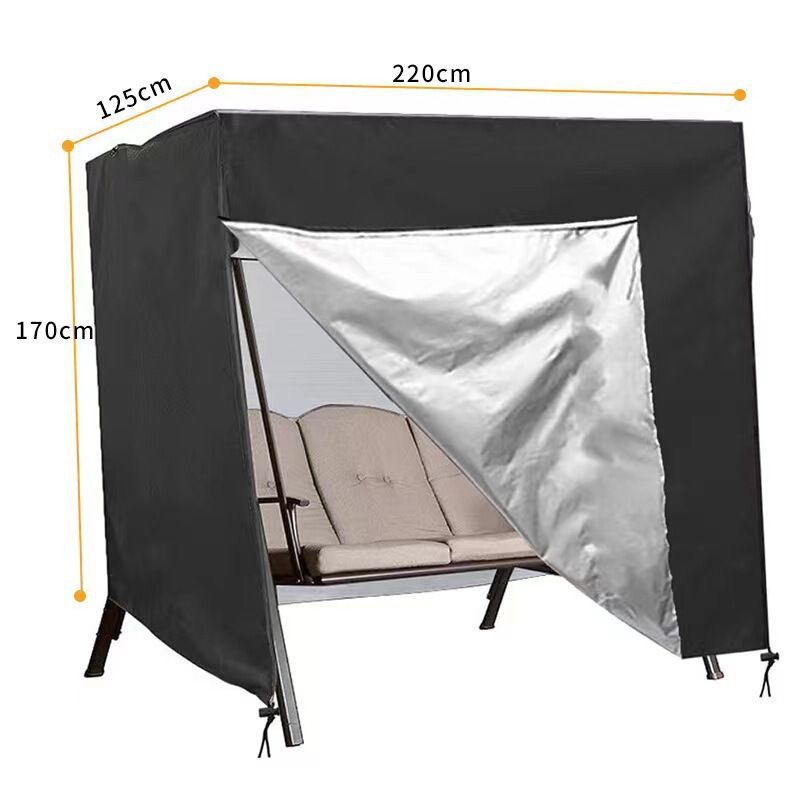 Cross-Border Manufacturer Direct Sales Garden Swing Rocking Chair Cover Sun Protection Waterproof Dustproof Amazon Ebay Courtyard Swing