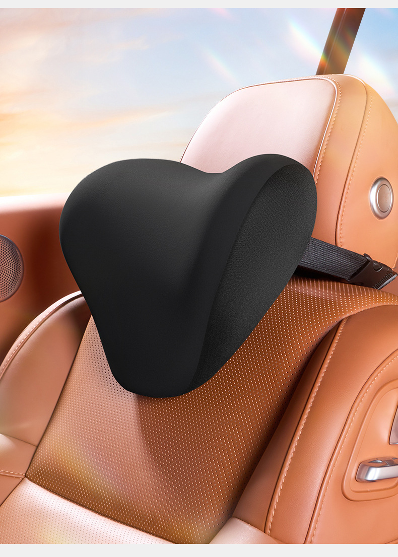 Car Electric Massage Heating Lumbar Support Cushion for Drivers, Car Lumbar Support, Driving Lumbar Support, Headrest