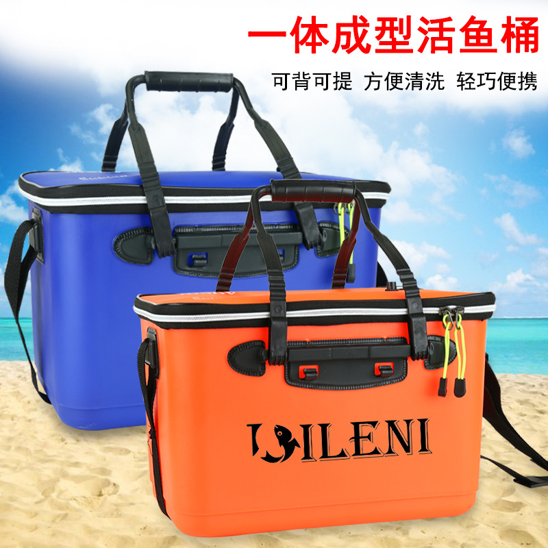 One -in -one EVA live fish bucket folding fish house barrel fishing…