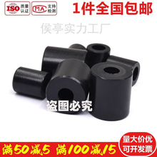 M5M6M8M10黑色尼龙ABS隔离柱加厚塑料橡胶垫片液晶电视机架增高垫