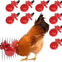 亚马逊跨境货源自动饮水碗笼具养殖专用纯料可调节水量家禽饮水器