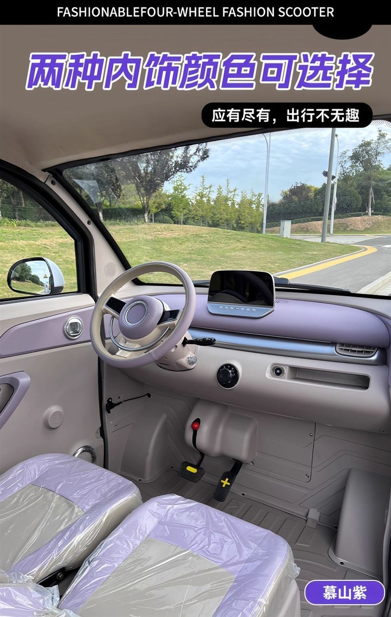 New Enclosed Electric Four-Wheel Vehicle Home Use New Energy Car