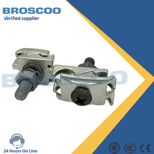 Railway Cable Connection Terminal Cable Clamp Terminal Clamp Power Fit Grounding Clamp Brass Clamp
