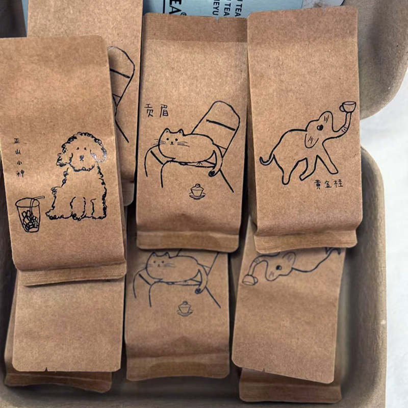 棕色牛皮纸8克茶叶小泡袋