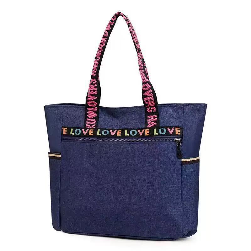 Nuevo bolso de las mujeres de la lona bolsa casual bolsa de almuerzo de la momia bolsa de color sólido retro mano blanco zanja fábrica al por mayor