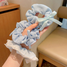 2025新款儿童蝴蝶结大肠发圈女童不伤发头花发饰女孩扎头发圈头饰