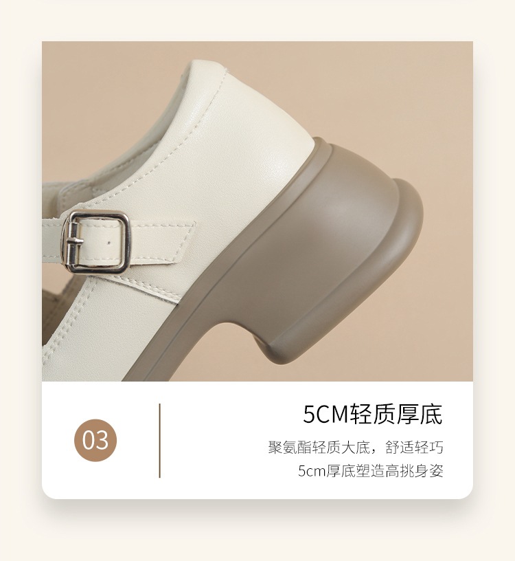Dép sandal La Mã nữ đế dày da thật bít mũi — BK153 màu đen chi tiết 11