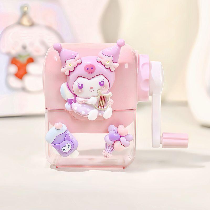 库洛米美乐蒂儿童卷笔刀小学生幼儿园创笔刀削笔器手摇式可爱卡通|undefined