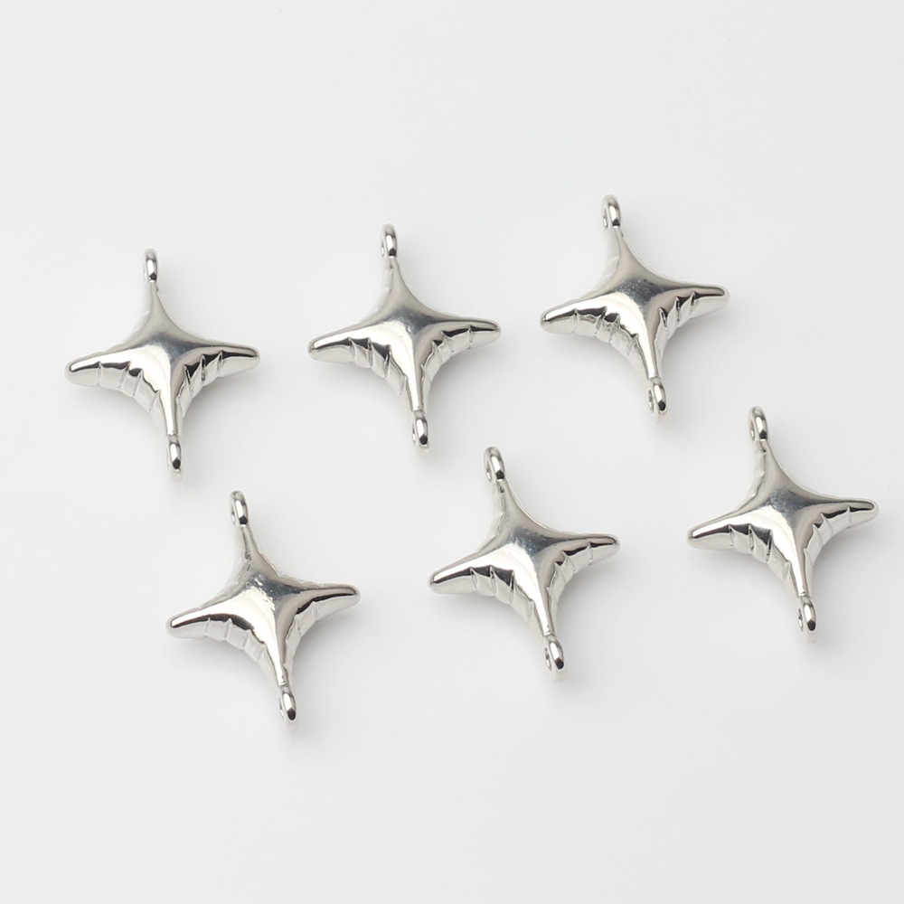 10 PCS/Package Alloy Star Pendant Simple Style display picture 3