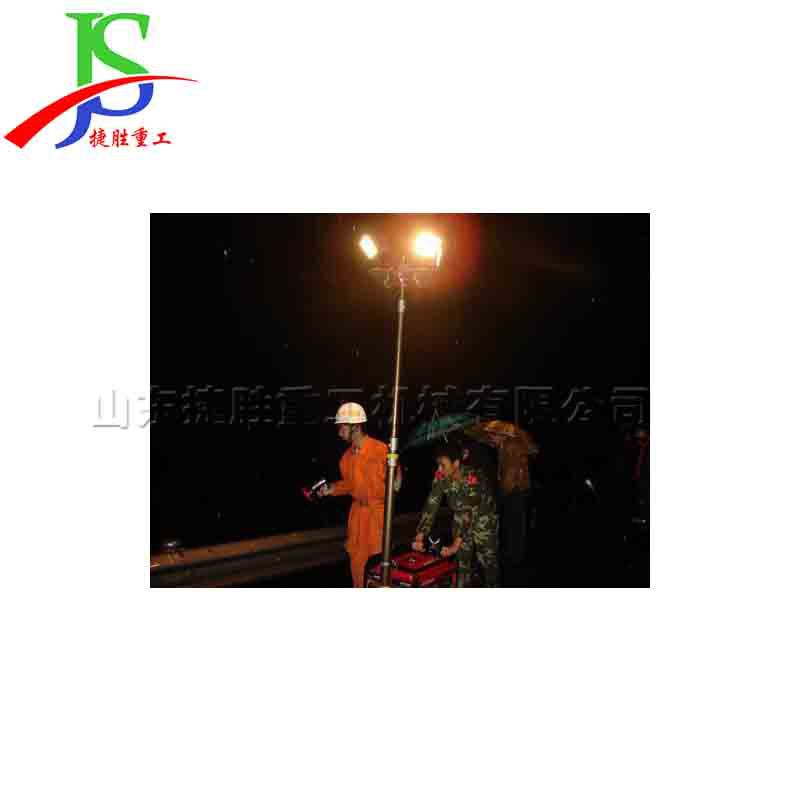 Ingeniería de iluminación de construcción de vehículos de elevación de tipo remolque rescate de emergencia y socorro en casos de desastres lámpara de iluminación de empuje de mano tipo de construcción nocturna de vehículos de iluminación