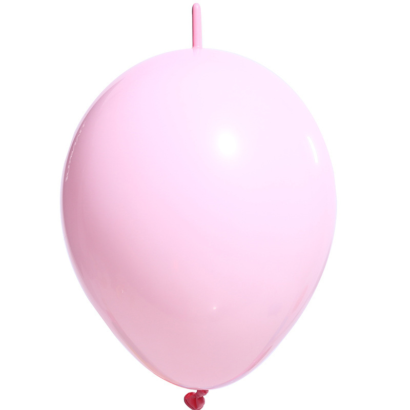 Balón de cola transfronterizo de 6 pulgadas mate macarón aguja bola de cola amor tridimensional estilo de decoración de la bola de cola del día de San Valentín