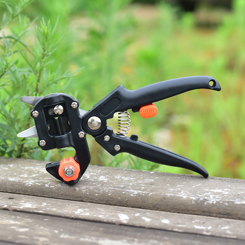 跨境多功能嫁接剪刀果树修枝嫁接剪园林嫁接器芽接刀园艺工具