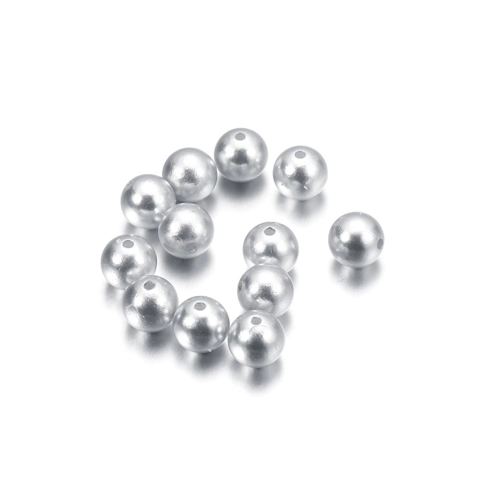 Accessory, white beige beads pearl, DIY, 3-20mm