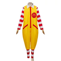 Одежда для выступлений McDonald, одежда для косплея, одежда Uncle McDonald's, маскарадный персонаж клоуна, приветственная одежда