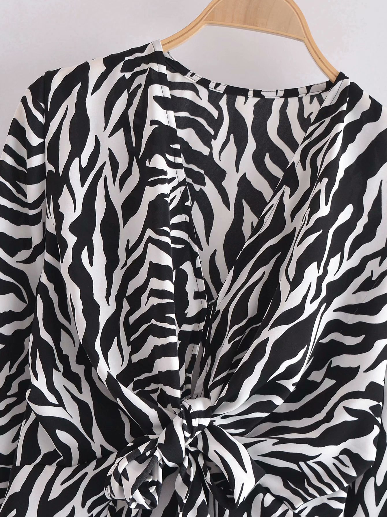 women s zebra pattern dress nihaostyles wholesale clothing NSAM78507