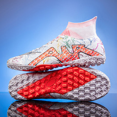 C羅梅西足球鞋男碎釘中小學生校園草地訓練鞋女成人ag釘比賽球鞋