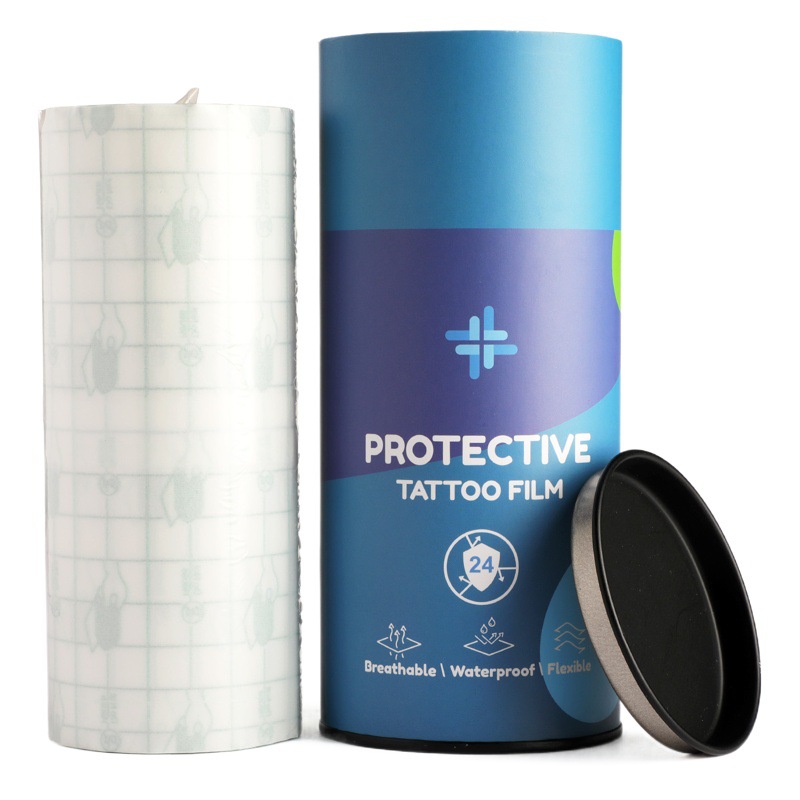 Dragón bordado tatuaje película protectora película PU película impermeable cinta cuidado a prueba de polvo película de tatuaje herramienta de tatuaje