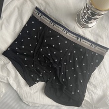 日单尾货条纹男士平角内裤棉裆透气学生四角清仓款批发价厂家