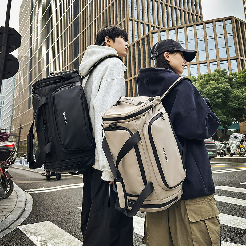Mochila de viaje de negocios para hombres y mujeres, bolsa de equipaje de alojamiento para estudiantes de gran capacidad, bolsa de ejercicios de mano para el parto