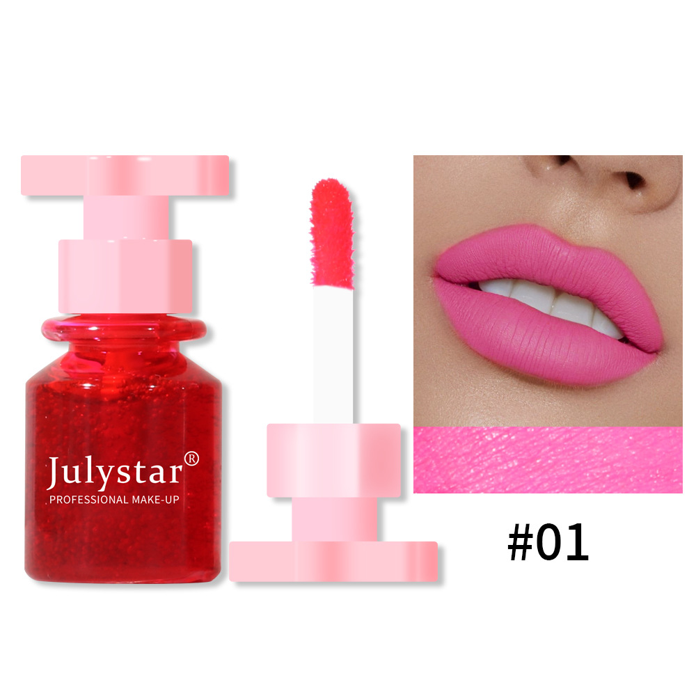 6-color moisturizing lip gloss for foreign trade, long-lasting and non-fading lip dye, cross-border makeup, non-stick cup lip gloss, matte lipstick water undefined