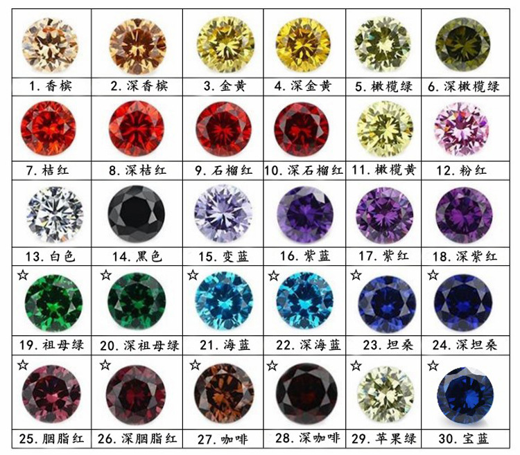 锆石色卡_中文