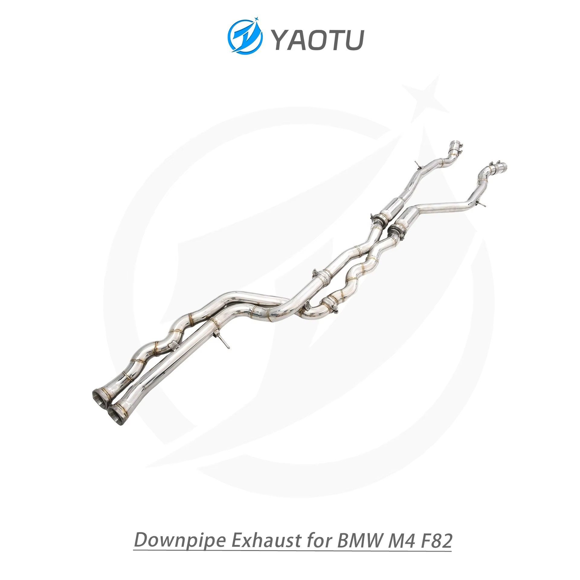 YT high-performance stainless steel equal-length mid-pipe for BMW M4 F82