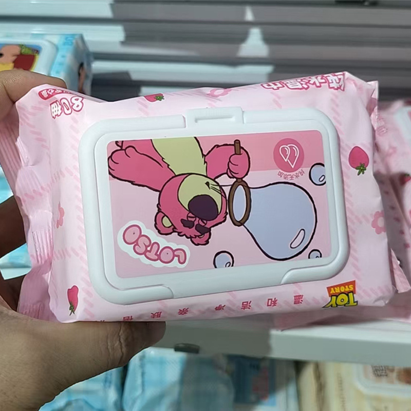 正規ライセンスサンリオ乳幼児用手口ウェットティッシュミニ型アウトドアポータブル赤ちゃん子供用ウェットティッシュ|undefined