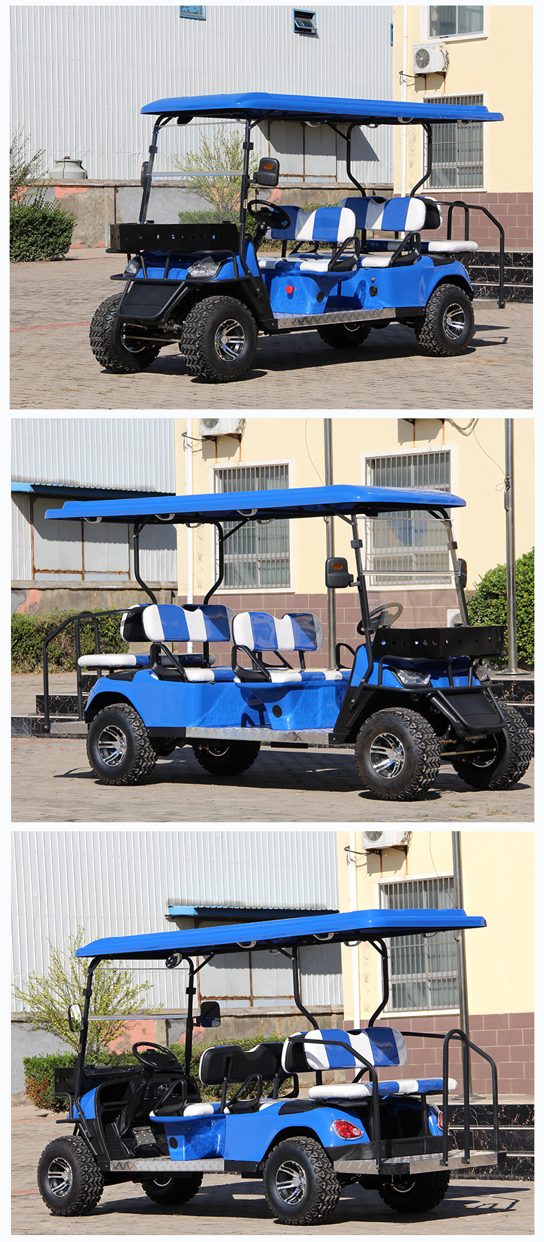 Mass Customization of Electric Golf Carts, Sightseeing Vehicles, Enterprise Park Shuttles, and Golf Carts Specifically for Golf Courses