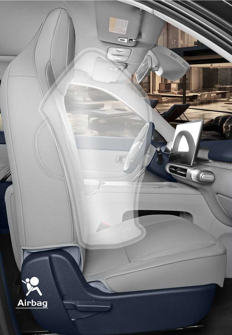 2026 Leapmotor A10 Special Car Seat Cover, Full Coverage Seat Cover, Four-Season Smart Driving Breathable Perforated Leather Seat Cushion