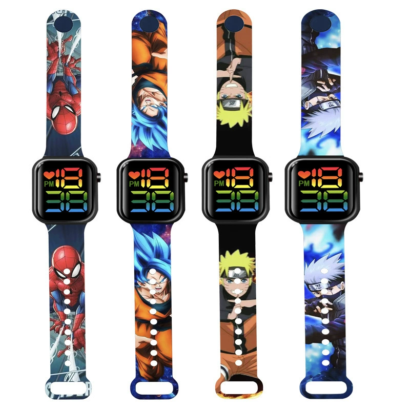 Children's square watch strap, digital watch, 2023 collection