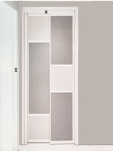 Bathroom extremely narrow PD door Modern simple lattice glass door Single and double package kitchen case door bathroom partition
