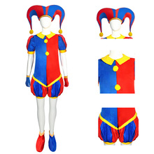 神奇数字马戏团帕姆尼Cosplay小丑紧身衣连体衣套装角色扮演服饰