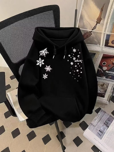 American trend hooded hooded hoodie for men and women spring and autumn high street simple loose top casual all-matching couples 'wear